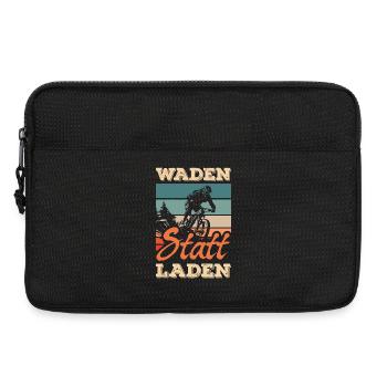 Waden Statt Laden Mountainbike Ohne Akku Mtb - Laptoptasche 13" - Schwarz - Vorne