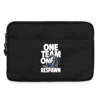 Casque de jeu One Team One Respawn - Sacoche pour ordinateur portable 13 pouces - noir - Devant