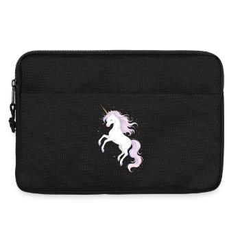 Illustration de licorne magique - Sacoche pour ordinateur portable 13 pouces - noir - Devant