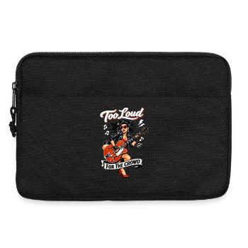 Pins Up Rockabilly : Trop bruyant pour la foule - Sacoche pour ordinateur portable 13 pouces - noir - Devant