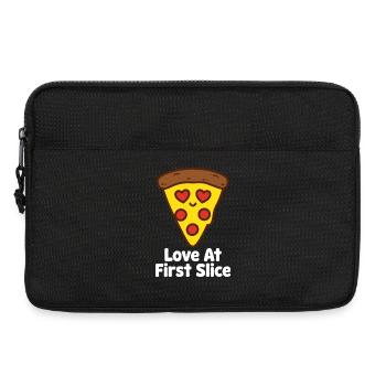 Love At First Slice Pizza - Sacoche pour ordinateur portable 13 pouces - noir - Devant
