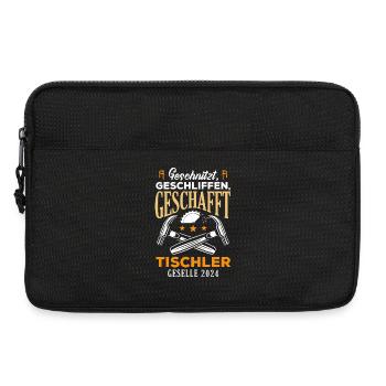 Tischler Geselle Geschafft - Laptoptasche 13" - Schwarz - Vorne