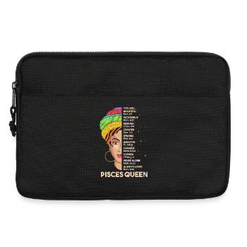 Sternzeichen Fische - Laptoptasche 13" - Schwarz - Vorne