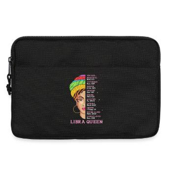 Signe du zodiaque Balance - Sacoche pour ordinateur portable 13 pouces - noir - Devant