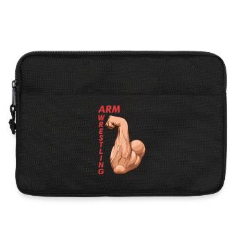 Bras de fer puissant - Sacoche pour ordinateur portable 13 pouces - noir - Devant