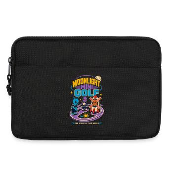 Mondschein Minigolf mit Aliens - Sacoche pour ordinateur portable 13 pouces - noir - Devant