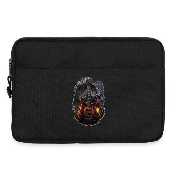 Dragon Rock – Guitare Brûlante - Sacoche pour ordinateur portable 13 pouces - noir - Devant