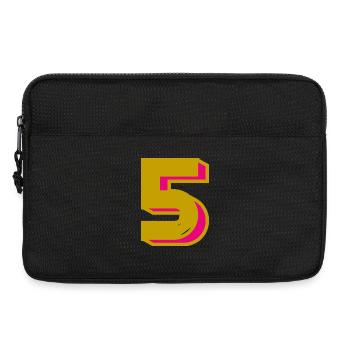 5. 5 JAHRE. 5. JUBILÄUM. 5-JÄHRIGES JUBILÄUM - Laptoptasche 13" - Schwarz - Vorne