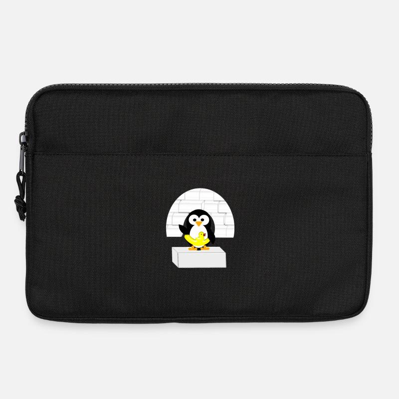 Pinguin - Laptoptasche 13" - Schwarz