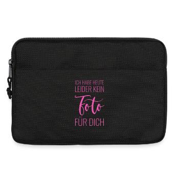 Ich habe heute leider kein Foto für Dich - Laptoptasche 13" - Schwarz - Vorne