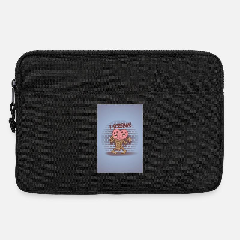 I scream Poster - Laptop bag 13" - black