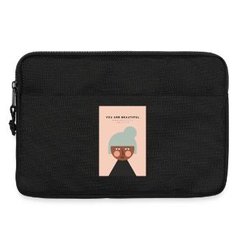 YOU ARE BEAUTIFUL - Laptoptasche 13" - Schwarz - Vorne