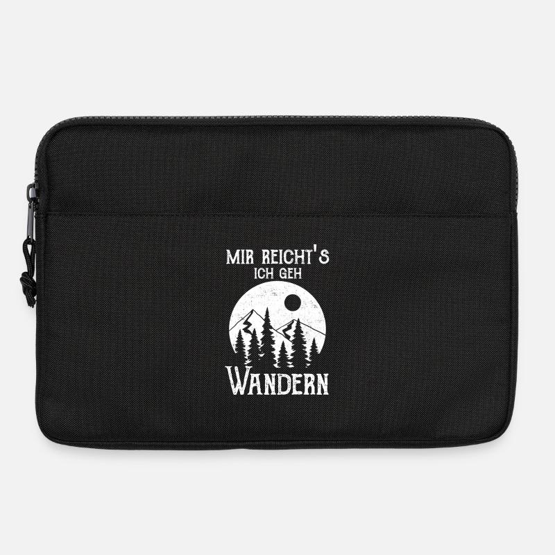 Wandern Wanderer - Laptoptasche 13" - Schwarz