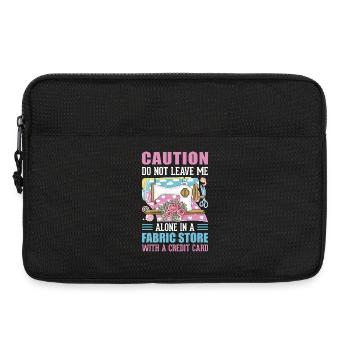 sew - Laptop bag 13" - black - Front