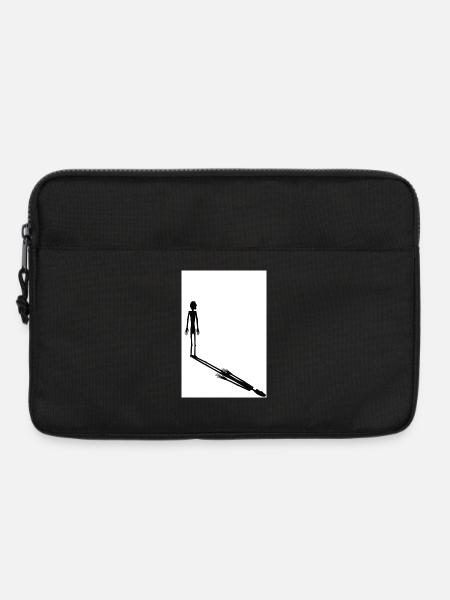The Shadow Man - Laptop bag 13" - black