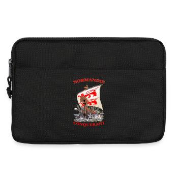 NORMANDIE CONQUERANT created Louis RUNEMBERG © Adagp - Laptop bag 13" - black - Front