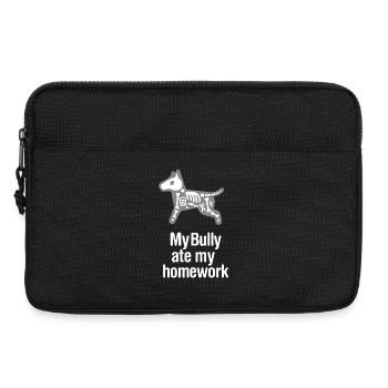 Funny English Bull Terrier dog Bully Child Dog - Laptop bag 13" - black - Front