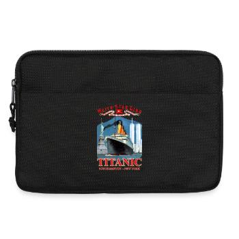 TITANIC SPIRIT creation Louis RUNEMBERG © Adagp - Laptop bag 13" - black - Front