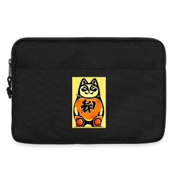 Maneki neko 4 - Laptoptasche 13" - Schwarz - Vorne