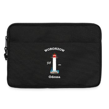 Leuchtturm Woronzow, Golf von Odessa, Ukraine - Laptoptasche 13" - Schwarz - Vorne