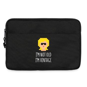 I'm Not Old I'm Vintage - Laptop bag 13" - black - Front