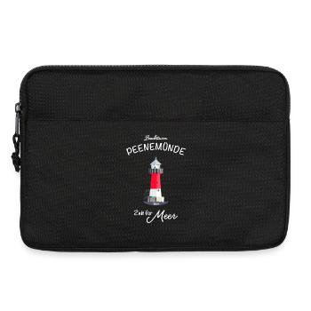 Leuchtturm Peenemünde, Deutsche Ostsee - Laptoptasche 13" - Schwarz - Vorne