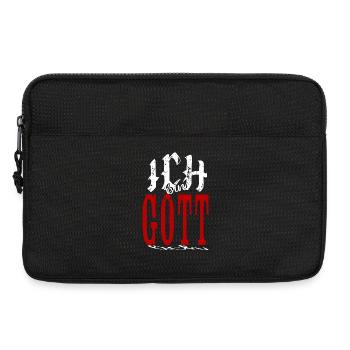 ICH bin göttlich - Gott Gottheit Männer Man - Laptoptasche 13" - Schwarz - Vorne