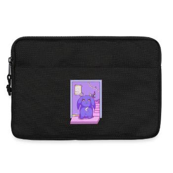 Lofi Vibe Bun - Laptop bag 13" - black - Front