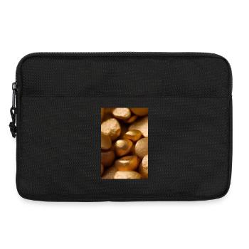 Gold Stücke - Laptoptasche 13" - Schwarz - Vorne