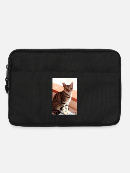 Katze Kätzchen - Laptoptasche 13" - Schwarz