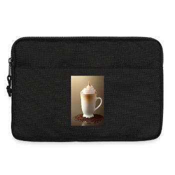 Coffee, coffee beans - Laptop bag 13" - black - Front