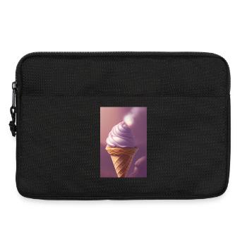 Ice cream - Laptop bag 13" - black - Front