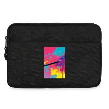 Abstract art - Laptop bag 13" - black - Front