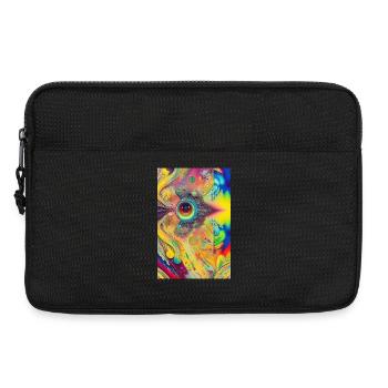 Abstract art - Laptop bag 13" - black - Front