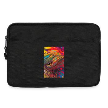 Abstract art - Laptop bag 13" - black - Front