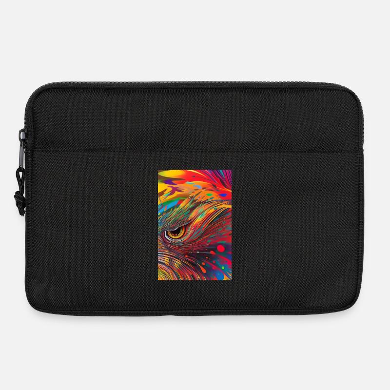 Abstrakte Kunst - Laptoptasche 13" - Schwarz