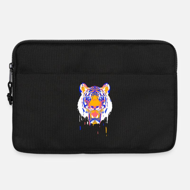 Tiger malen - Laptoptasche 13" - Schwarz