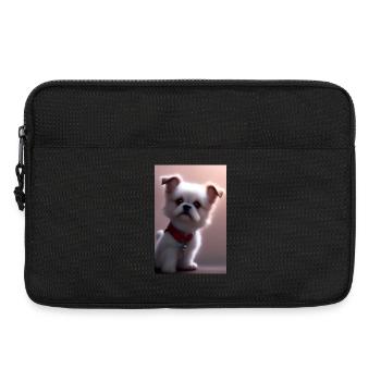 Bébé chien - Sacoche pour ordinateur portable 13 pouces - noir - Devant