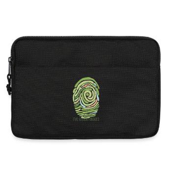 Empreinte digitale du jardin - Sacoche pour ordinateur portable 13 pouces - noir - Devant