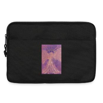 Erzengel Chamuel - Engel der Liebe - Engelbild - Laptoptasche 13" - Schwarz - Vorne