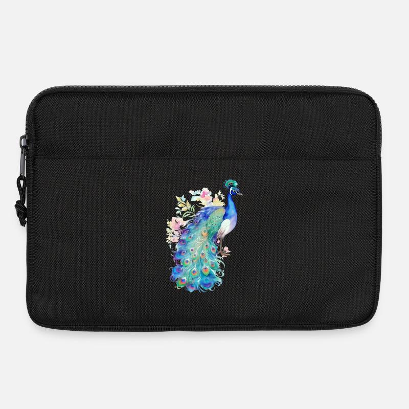Pfau - Laptoptasche 13" - Schwarz