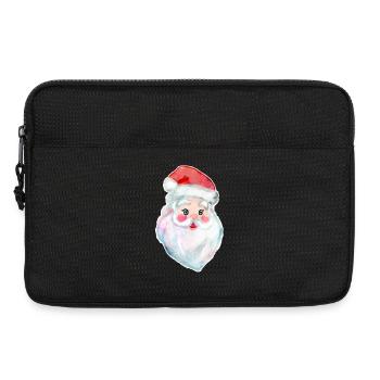 Kawaii Weihnachtsmann - Laptoptasche 13" - Schwarz - Vorne