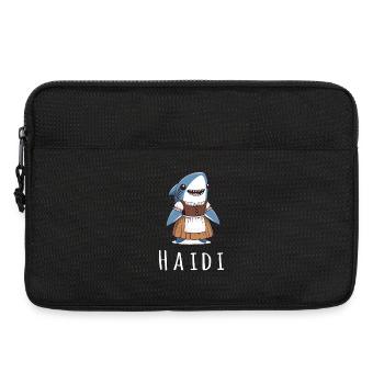 Haidi Heidi Heidelinde Name Hai Wortspiel - Laptoptasche 13" - Schwarz - Vorne