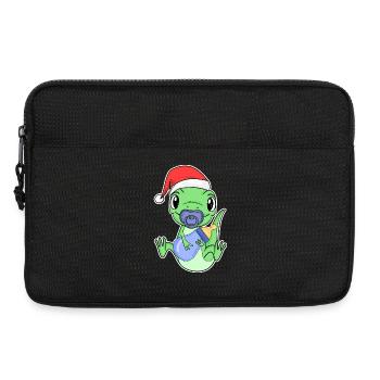 Bébé Lézard Noël - Sacoche pour ordinateur portable 13 pouces - noir - Devant