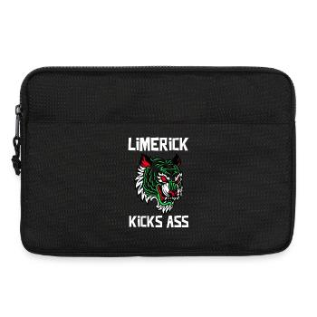 Limerick Kicks Ass Ireland - Laptop bag 13" - black - Front