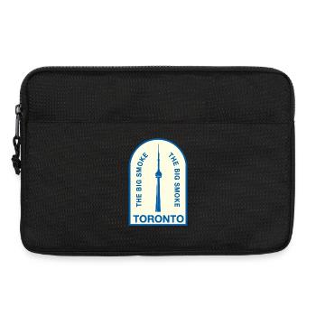 Toronto CNTower Big Smoke - Laptoptasche 13" - Schwarz - Vorne