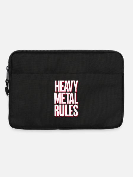 Heavy Metal Rules - Laptop bag 13" - black