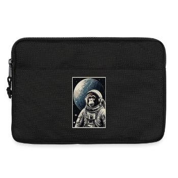 Astronaut Monkey - Laptop bag 13" - black - Front