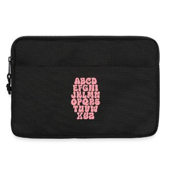 Letters ABC Alphabet - Laptop bag 13" - black - Front