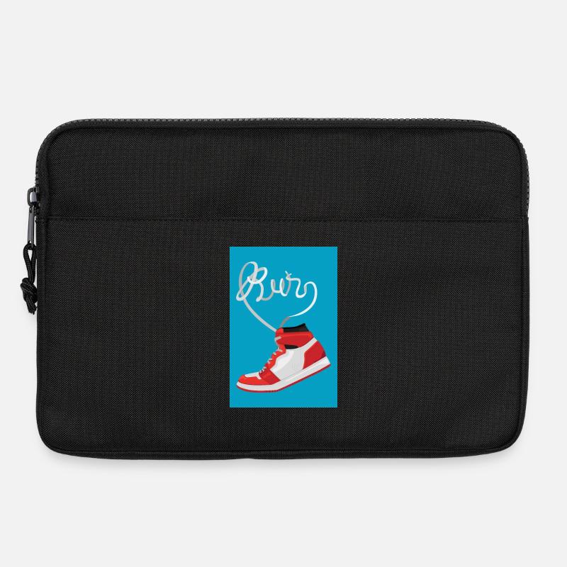 Run Run Run - Laptoptasche 13" - Schwarz